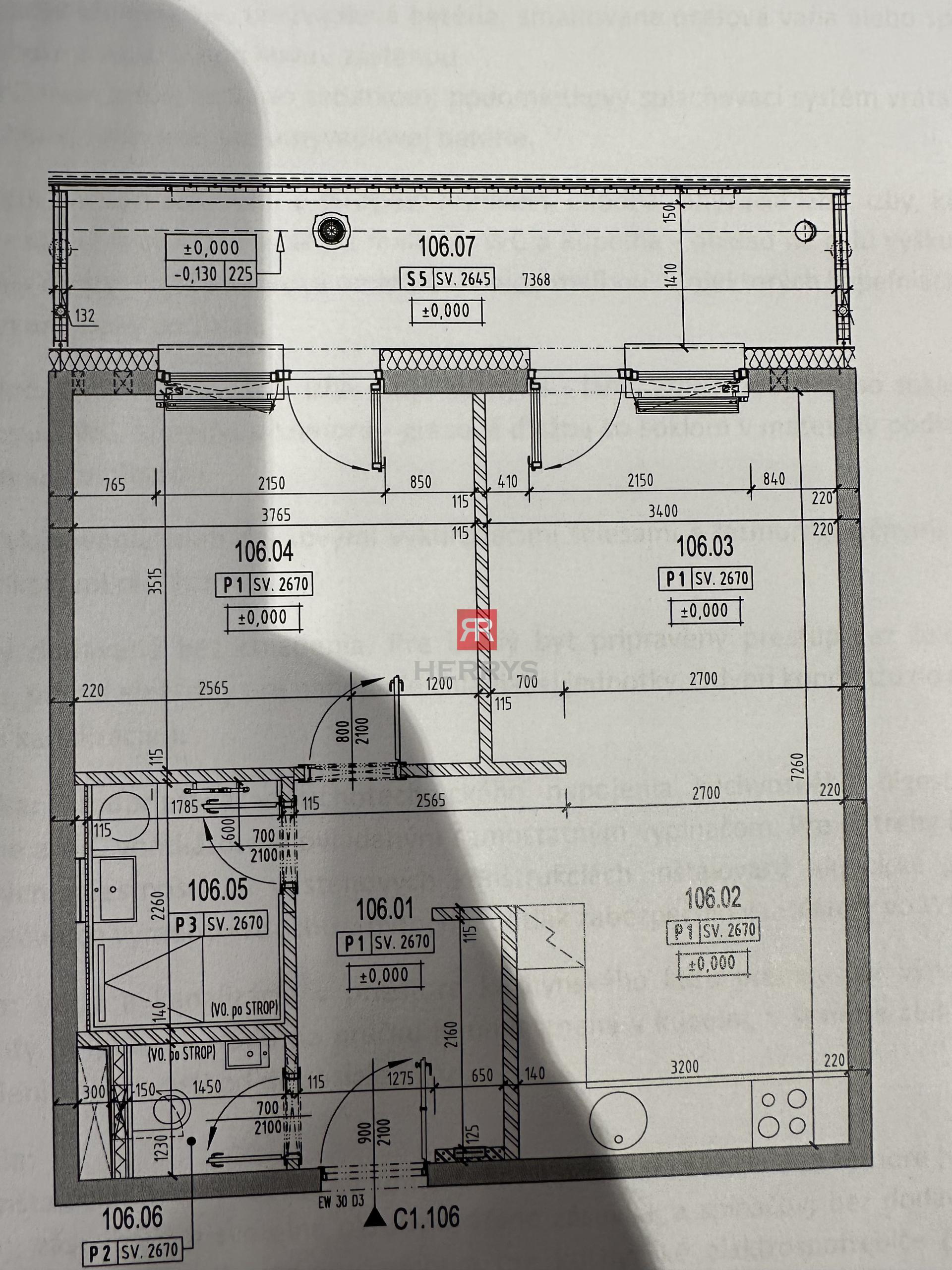 HERRYS - Stylish and spacious 2-bedroom apartment for rent with parking, BORY Promenáda&nbsp;