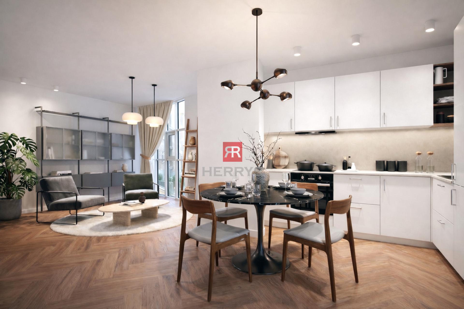 HERRYS – 2-room apartment for sale in the center of Bratislava in the Uno Poštová Residence project.