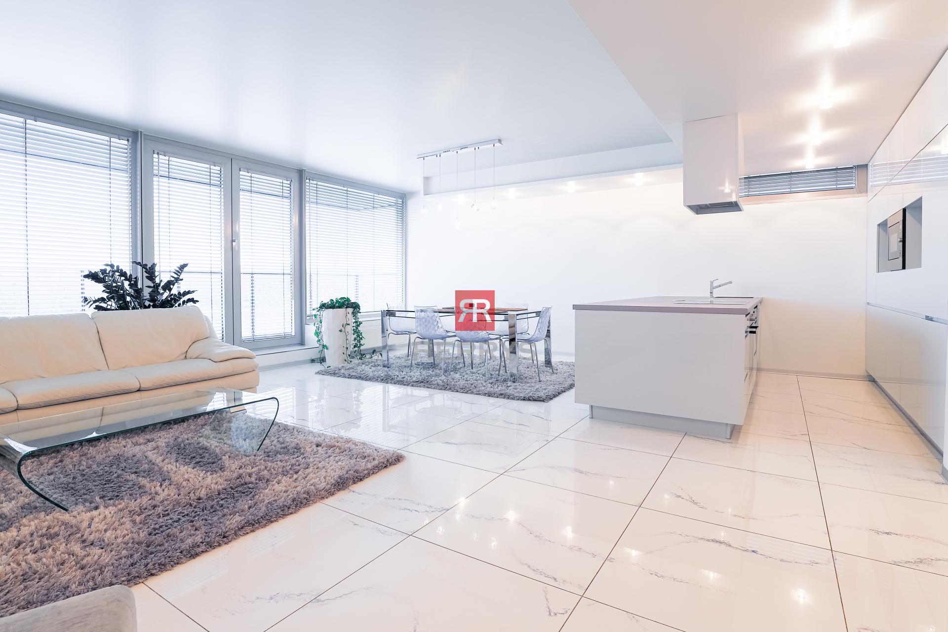 HERRYS - Na prenájom luxusný 3-izbový byt s terasou a výhľadom na Dunaj v projekte River Park