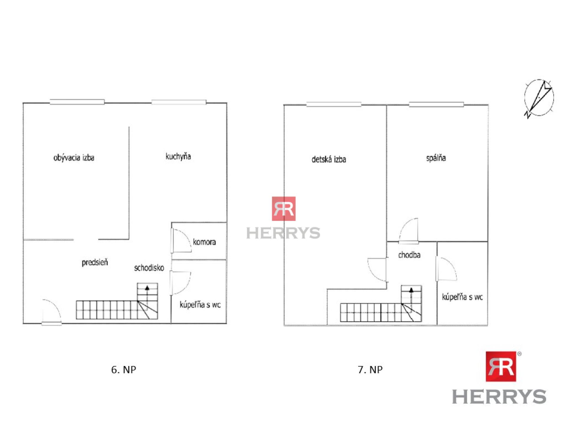 HERRYS - Na predaj veľkometrážny 3-izbový mezonet s 2 kúpeľňami na Račianskom mýte