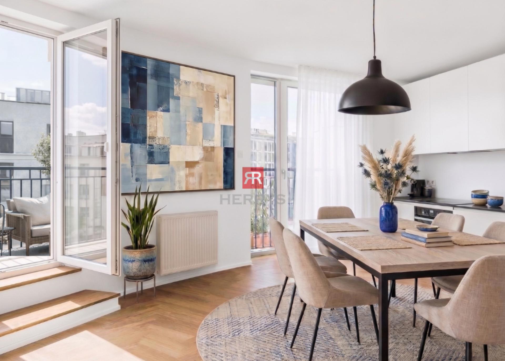 HERRYS – Na predaj 1,5-izbový apartmán s výhľadom na Slavín v projekte UNO Poštová