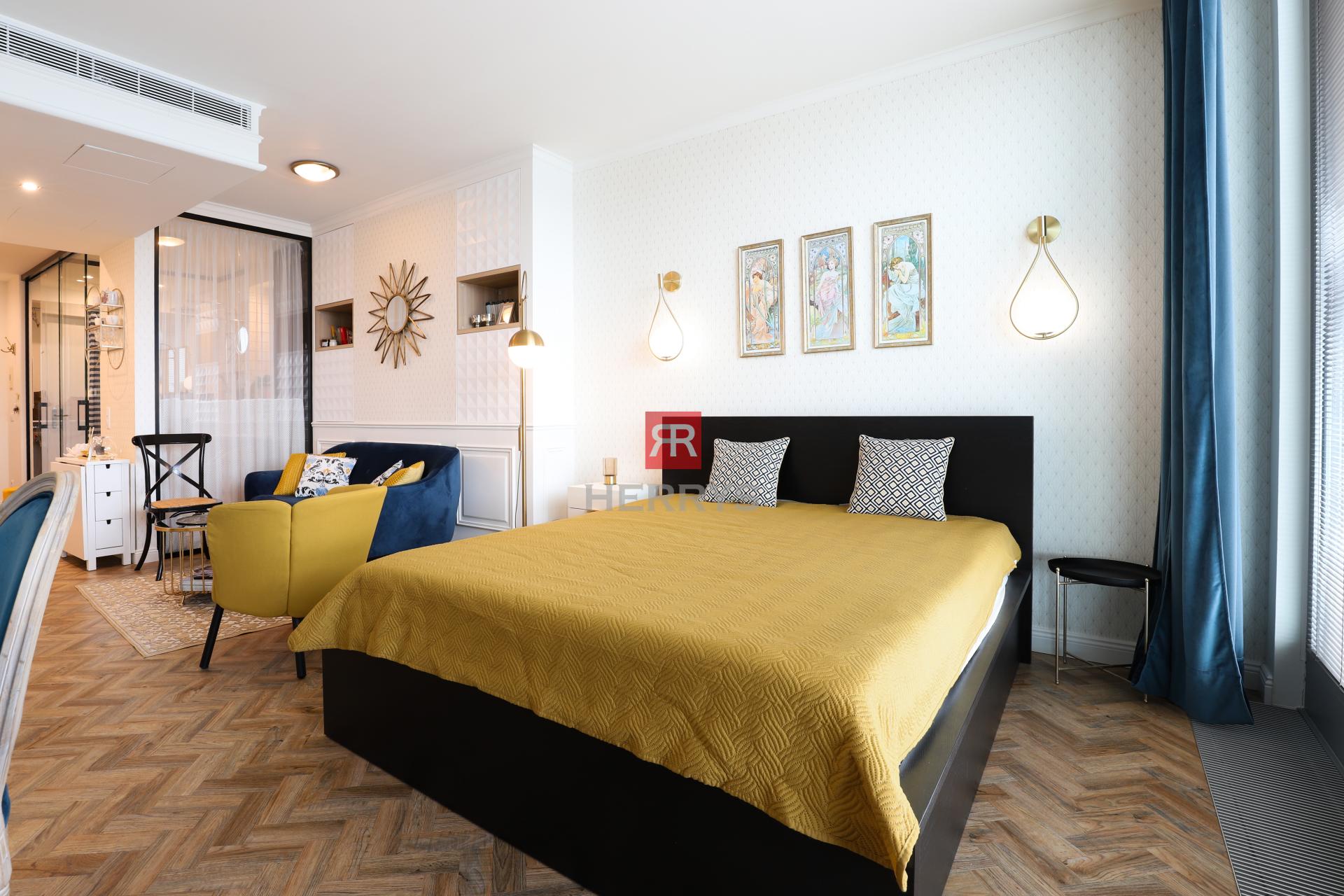 HERRYS - Na prenájom výnimočný 1-izbový byt, v&nbsp;komplexe EUROVEA, priamo na dunajskej promenáde