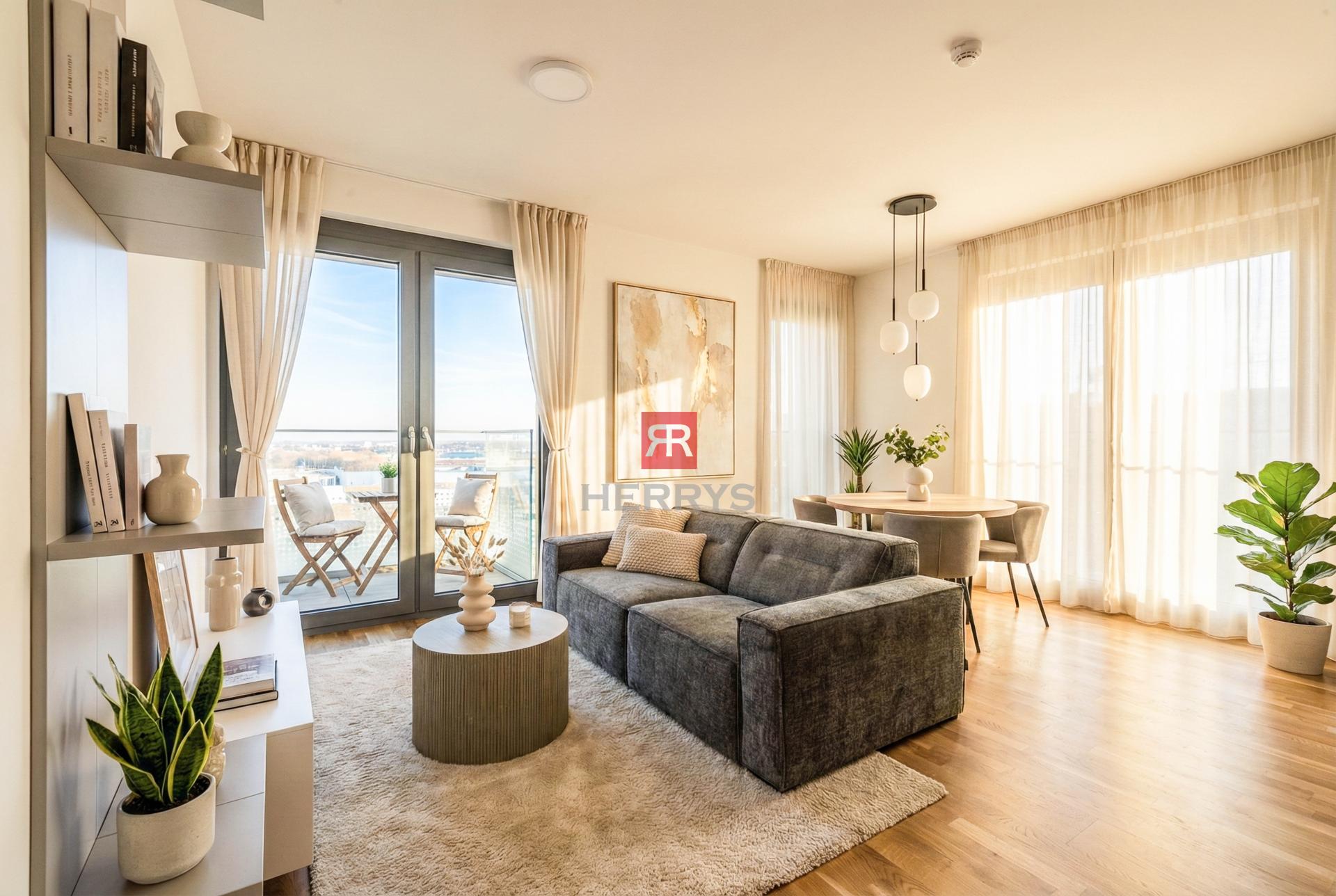 HERRYS - Na predaj luxusný úplne nový 3-izbový kompletne zariadený apartmán v novostavbe Metropolis