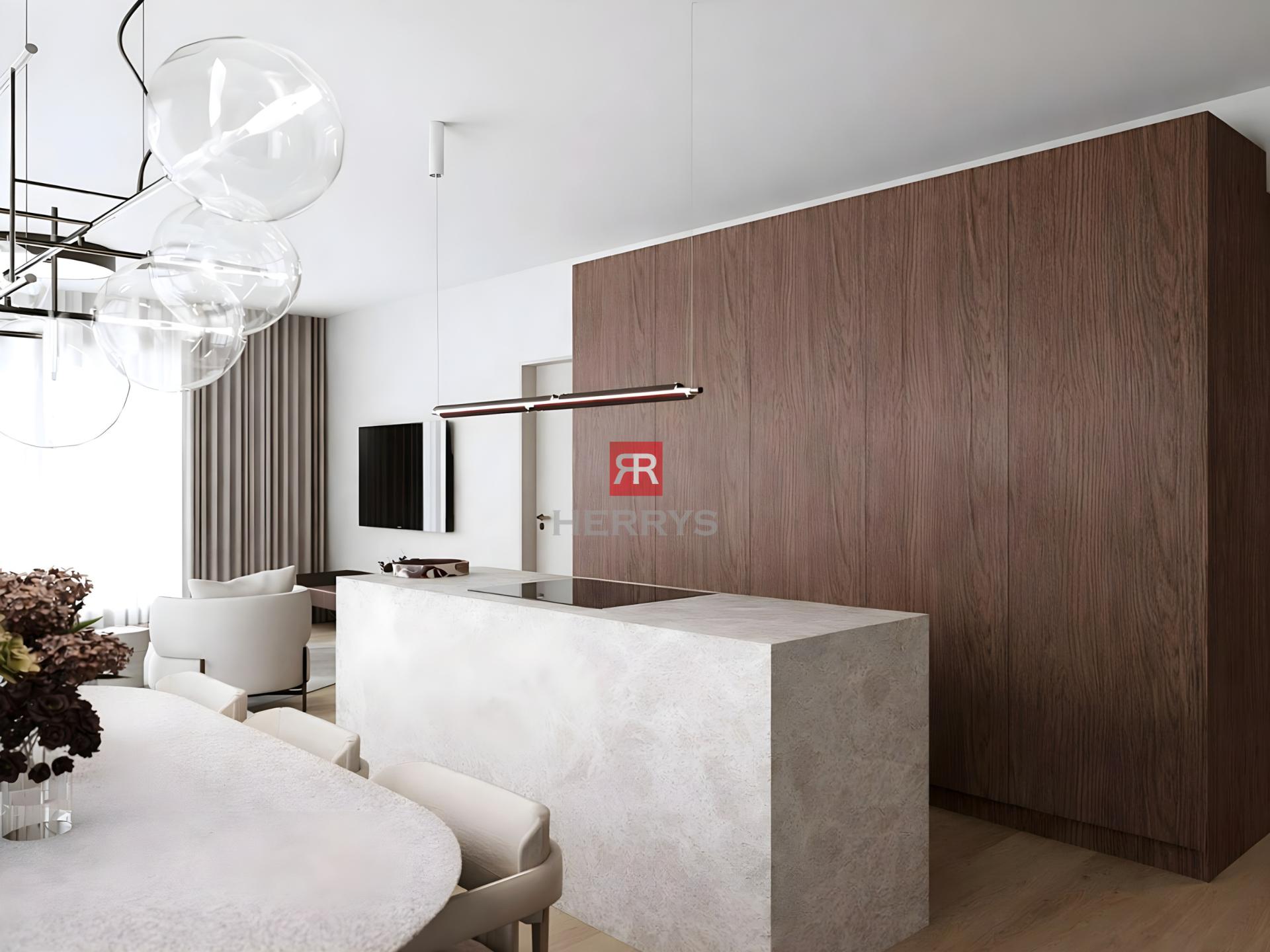 HERRYS - Na predaj prémiový 4-izbový byt s veľkou terasou a 3 balkónmi v projekte Metropolis