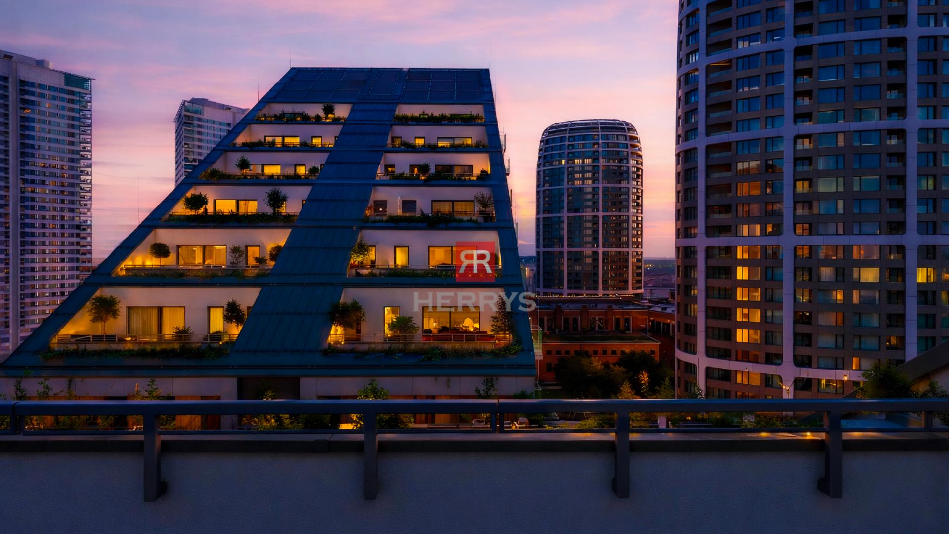 HERRYS - Na predaj prémiový 4-izbový byt s veľkou terasou a 3 balkónmi v projekte Metropolis