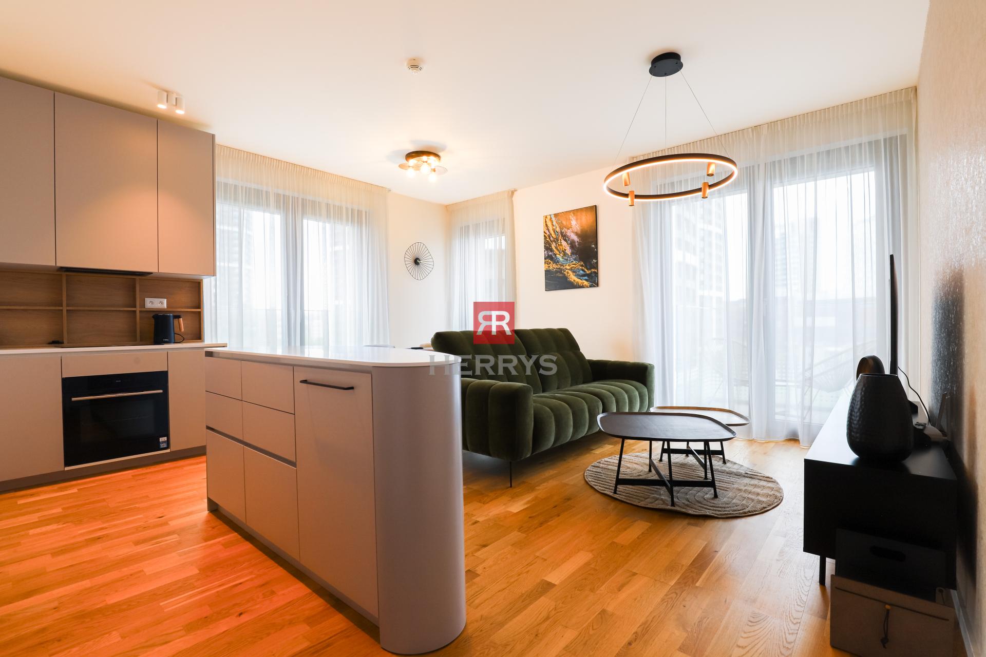 HERRYS - Exclusive, designer 3-room apartment for rent in the premium METROPOLIS complex