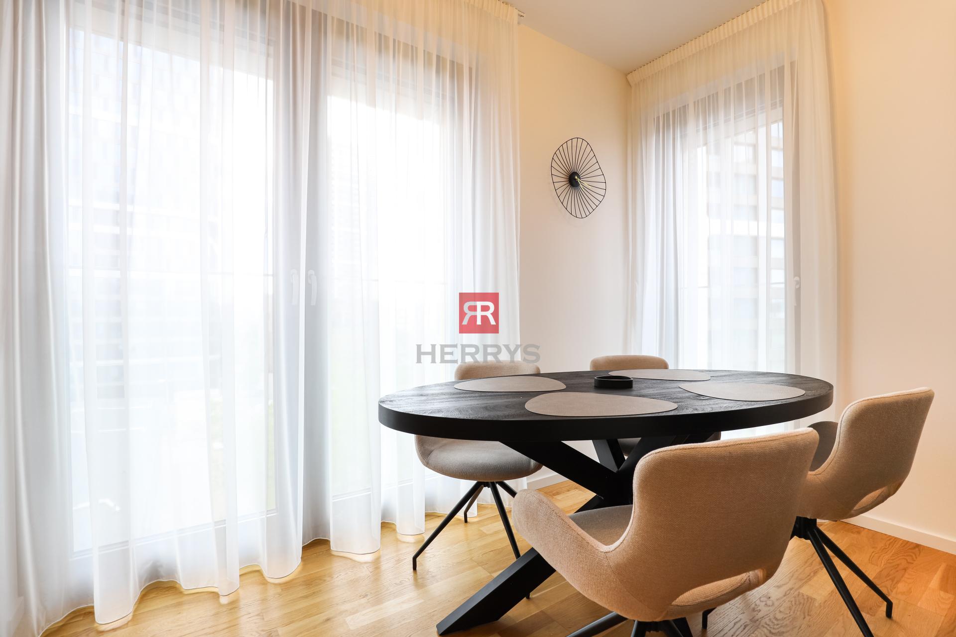 HERRYS - Exclusive, designer 3-room apartment for rent in the premium METROPOLIS complex