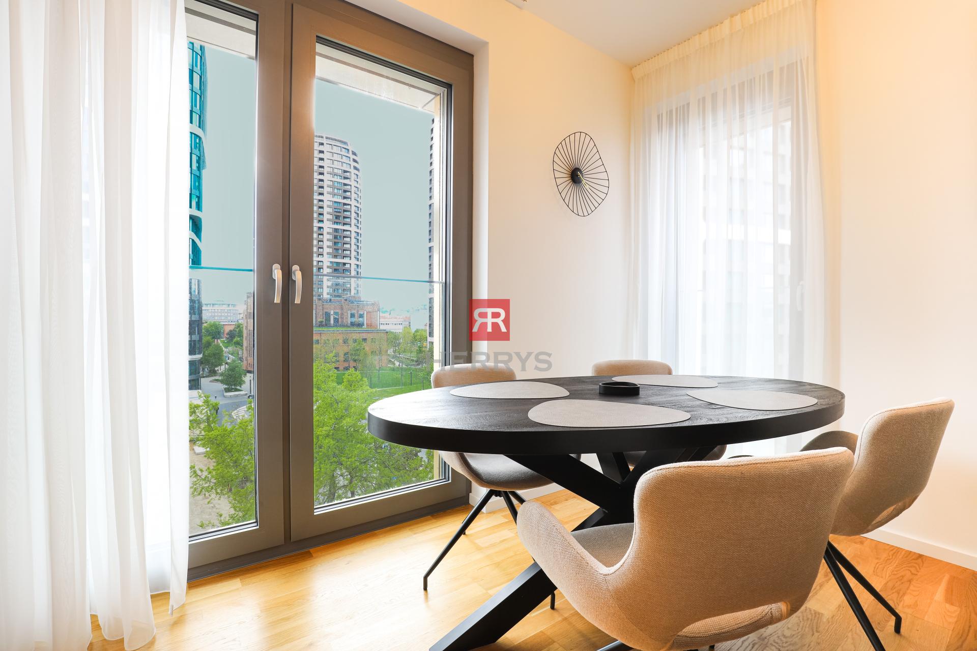 HERRYS - Exclusive, designer 3-room apartment for rent in the premium METROPOLIS complex