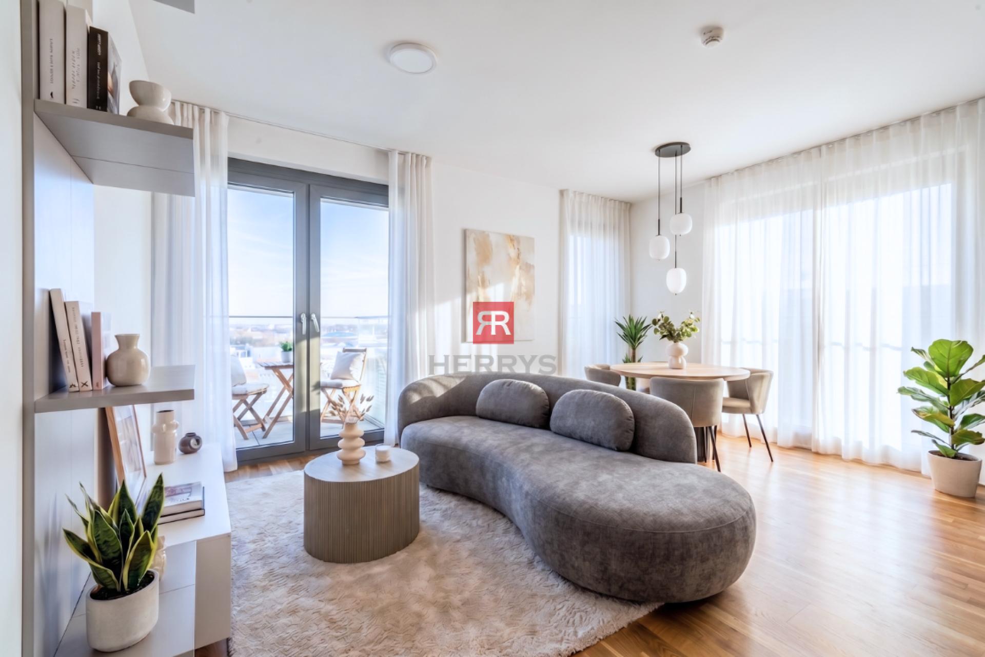 HERRYS - For sale luxurious brand new 3-room fully furnished apartment in the new building Metropolis