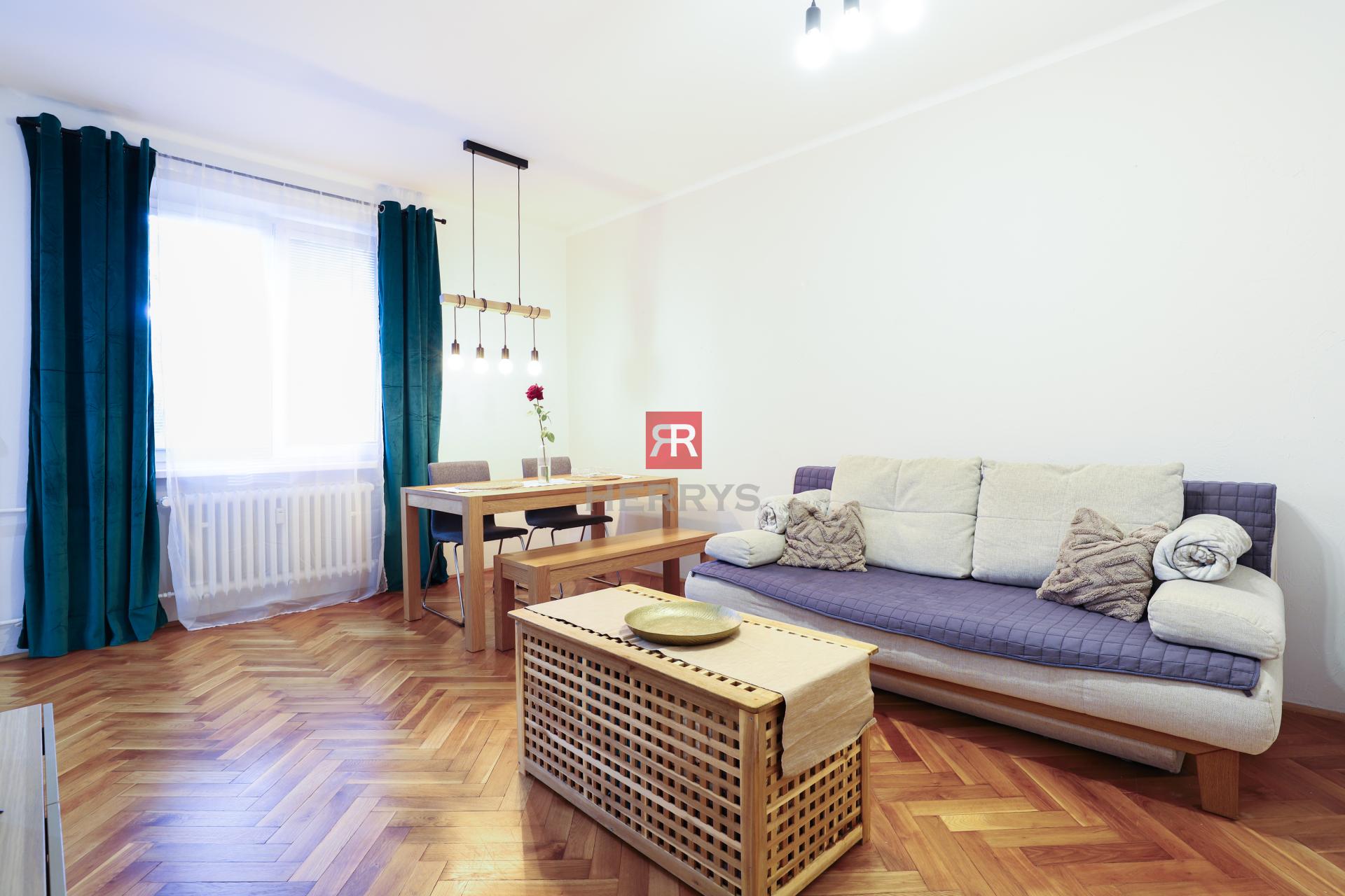 HERRYS - For rent a beautiful, cozy 2-room flat in Bratislava - Ružinov on Uránova Street.