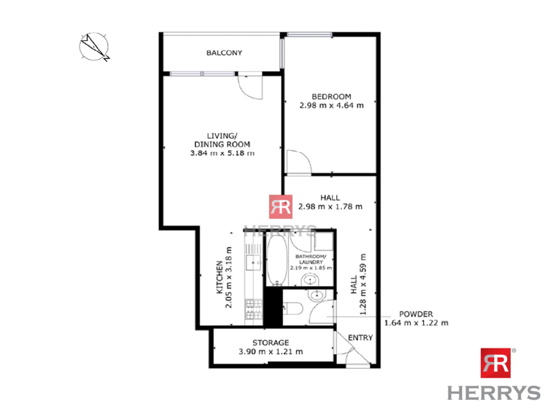 HERRYS - Spacious 2-bedroom apartment with a loggia for sale near Aupark