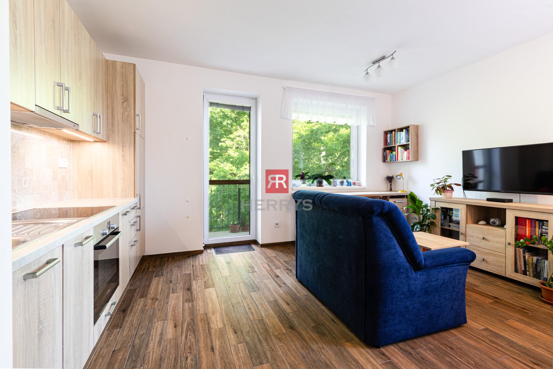 HERRYS - Cozy 1-bedroom apartment for sale on Pekná Street, surrounded by greenery and city amenities