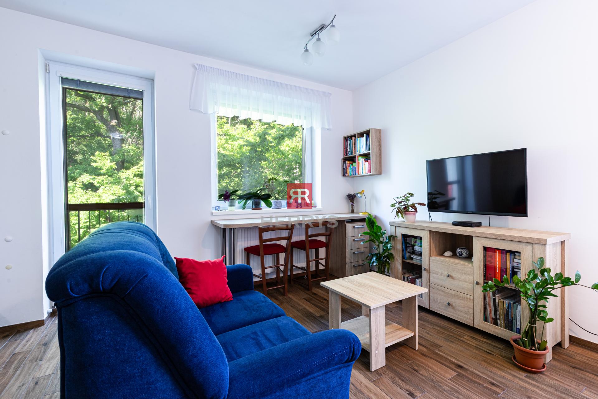 HERRYS - Cozy 1-bedroom apartment for sale on Pekná Street, surrounded by greenery and city amenities