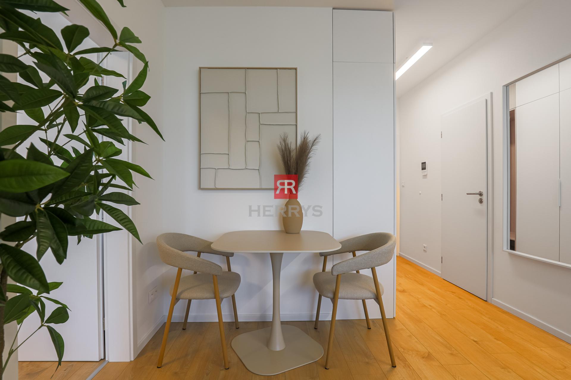HERRYS - Never-occupied 1-bdr apartment for rent in the Agáty project, featuring parking and a swimming pool