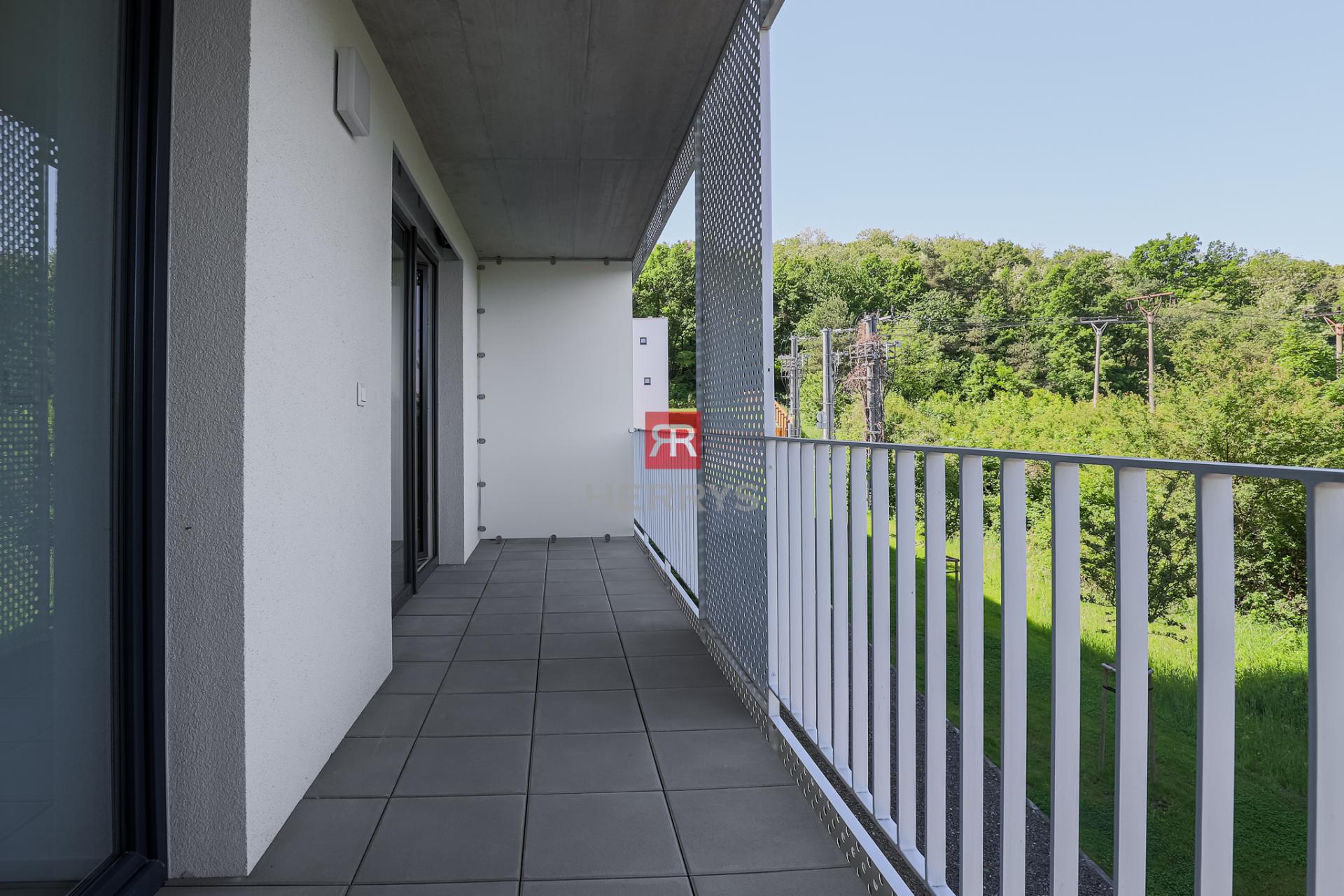 HERRYS - Never-occupied 1-bdr apartment for rent in the Agáty project, featuring parking and a swimming pool