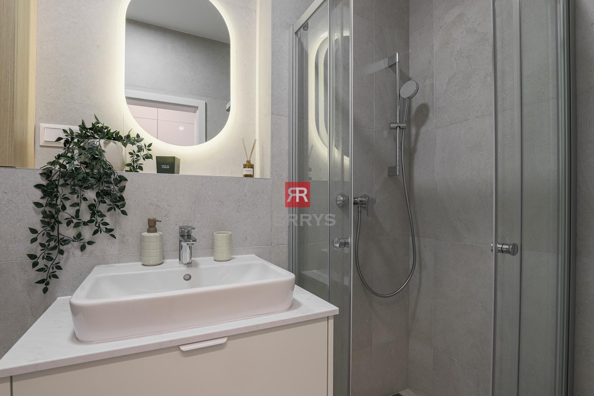 HERRYS - Never-occupied 1-bdr apartment for rent in the Agáty project, featuring parking and a swimming pool