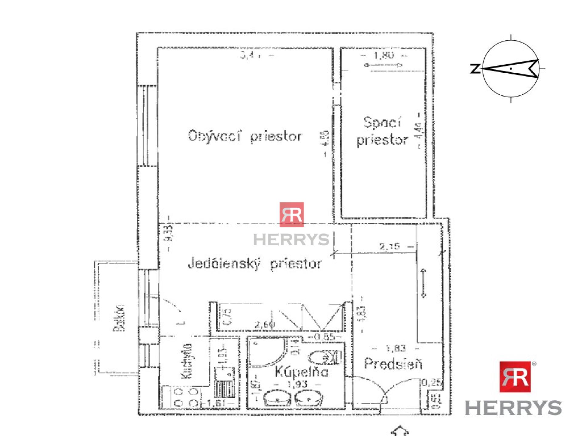 HERRYS - Na predaj investičný 1,5-izbový byt pri Račianskom mýte a Blumentáli