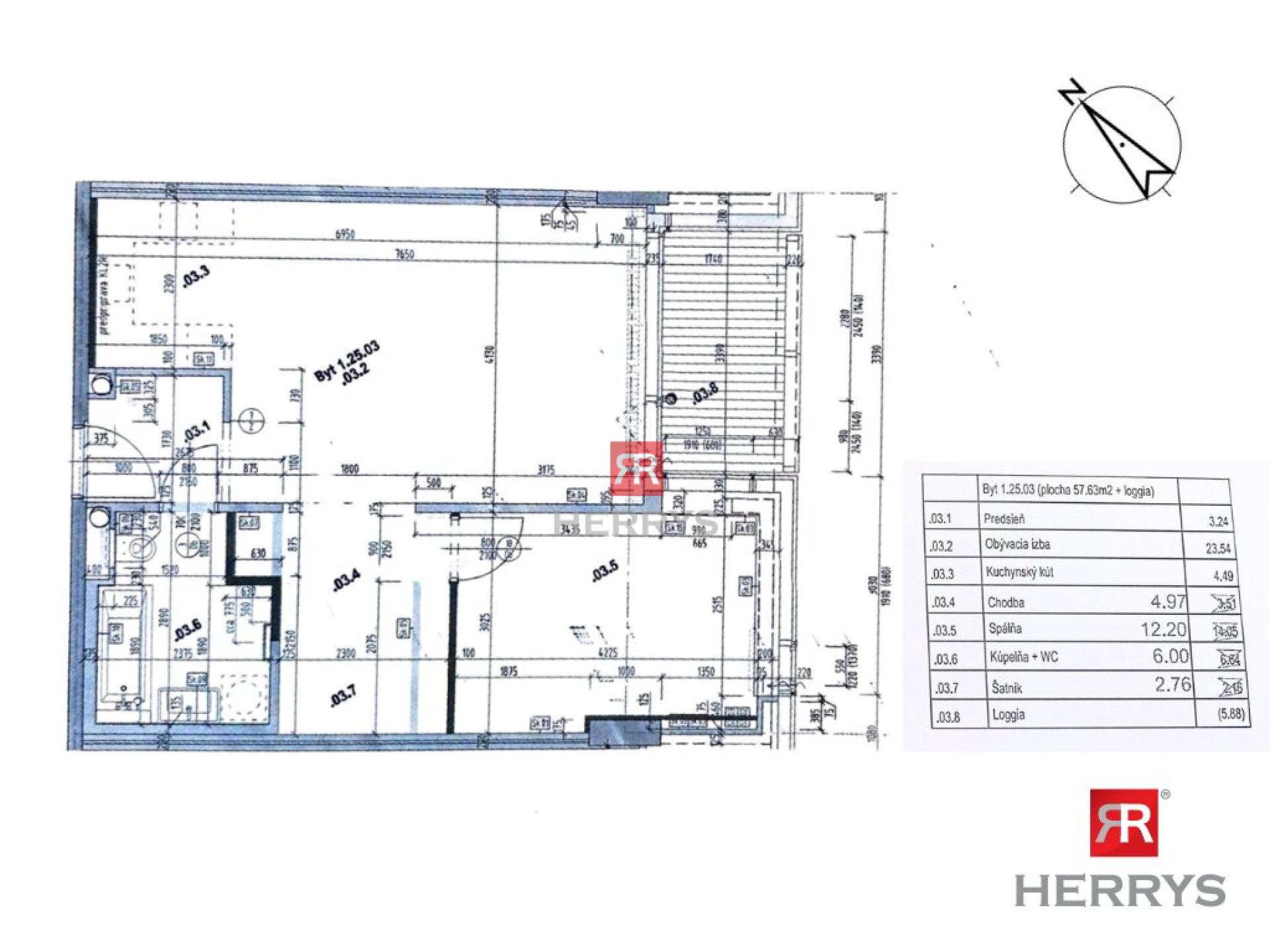 HERRYS - Na predaj investičný 2-izbový byt na 25. poschodí v Panorama City s parkovaním