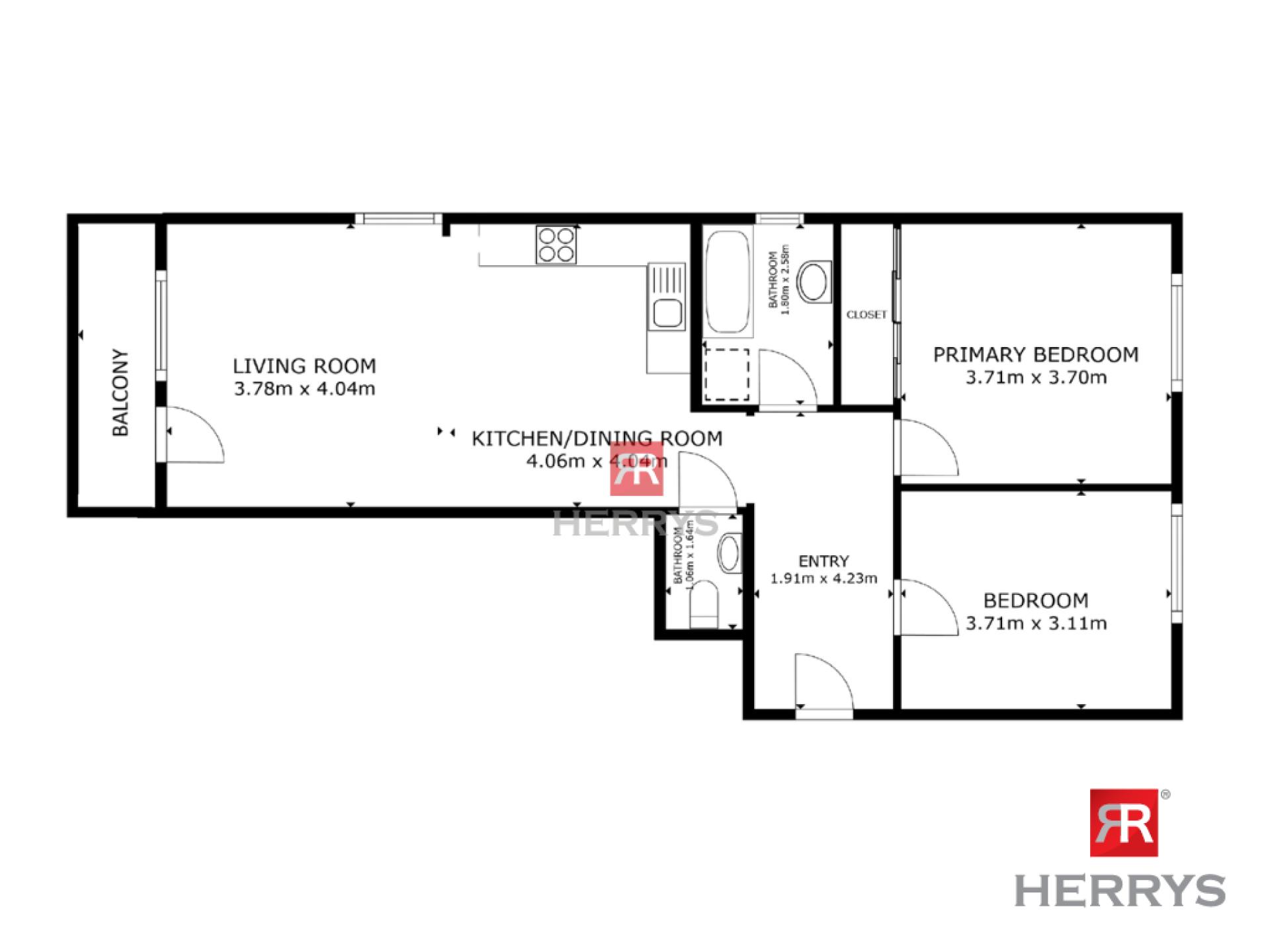 HERRYS - Na predaj svetlý a tichý 3 izbový byt s balkónom a parkovacím státím v novostavbe BORY