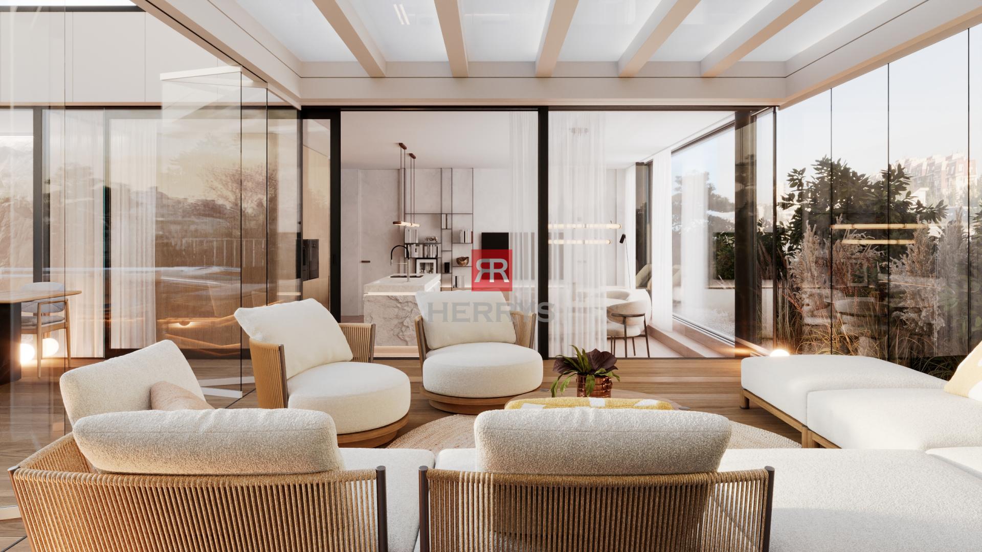 HERRYS – 3-bedroom apartment for sale on Castle Hill in the Aura - Slávičie údolie development