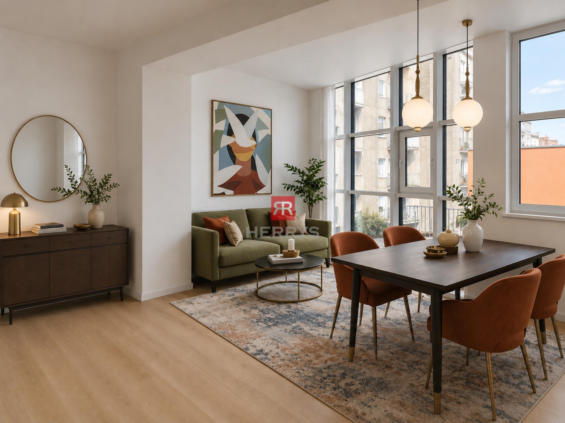 HERRYS – Na predaj 2-izbový apartmán v projekte UNO Poštová Residence v centre Bratislavy