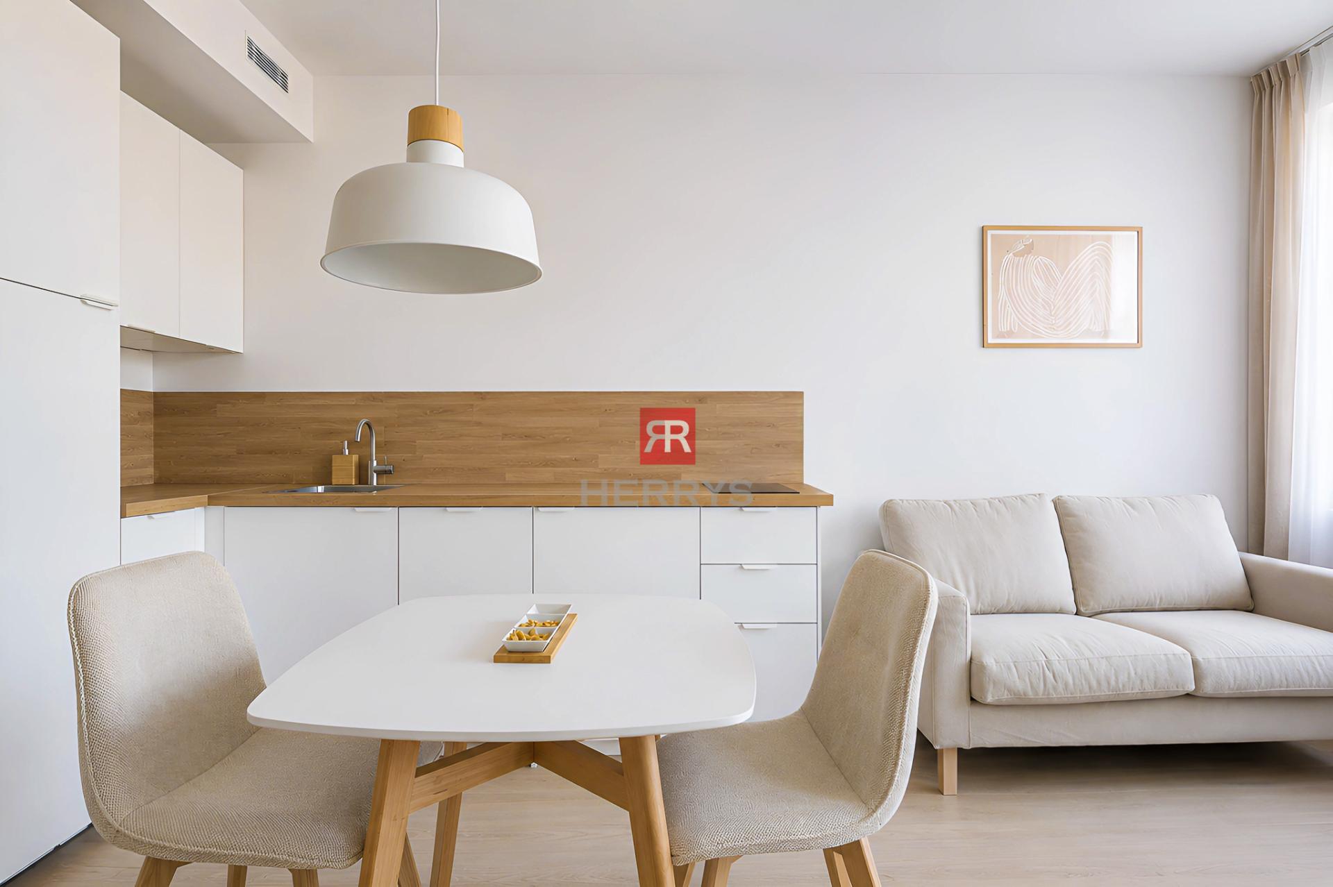 HERRYS – Na prenájom úplne nový dizajnový 1,5-izbový byt v prestížnom projekte Florian Residence | parkovanie a pivnica