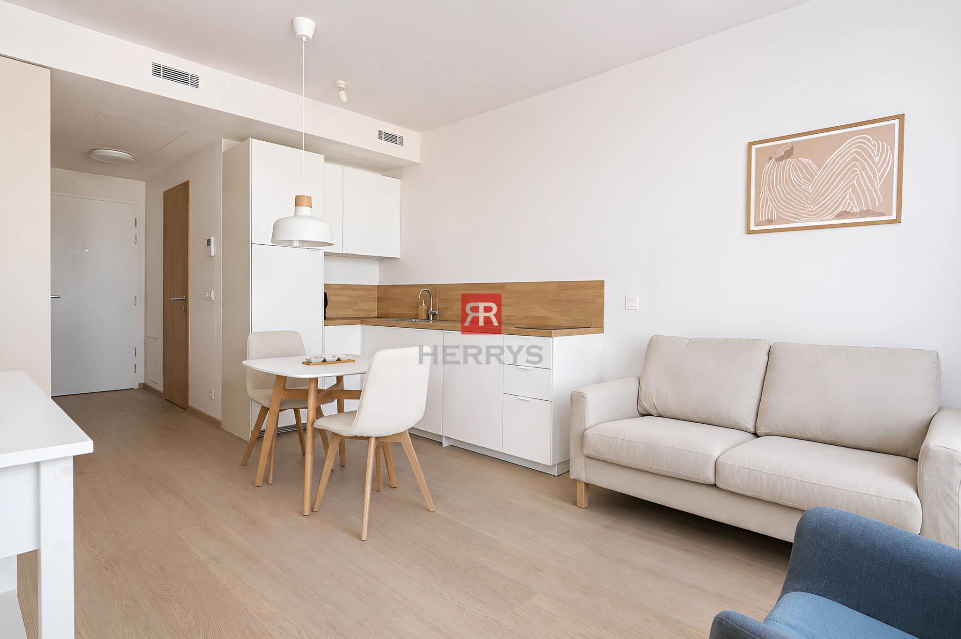 HERRYS – Na prenájom úplne nový dizajnový 1,5-izbový byt v prestížnom projekte Florian Residence | parkovanie a pivnica