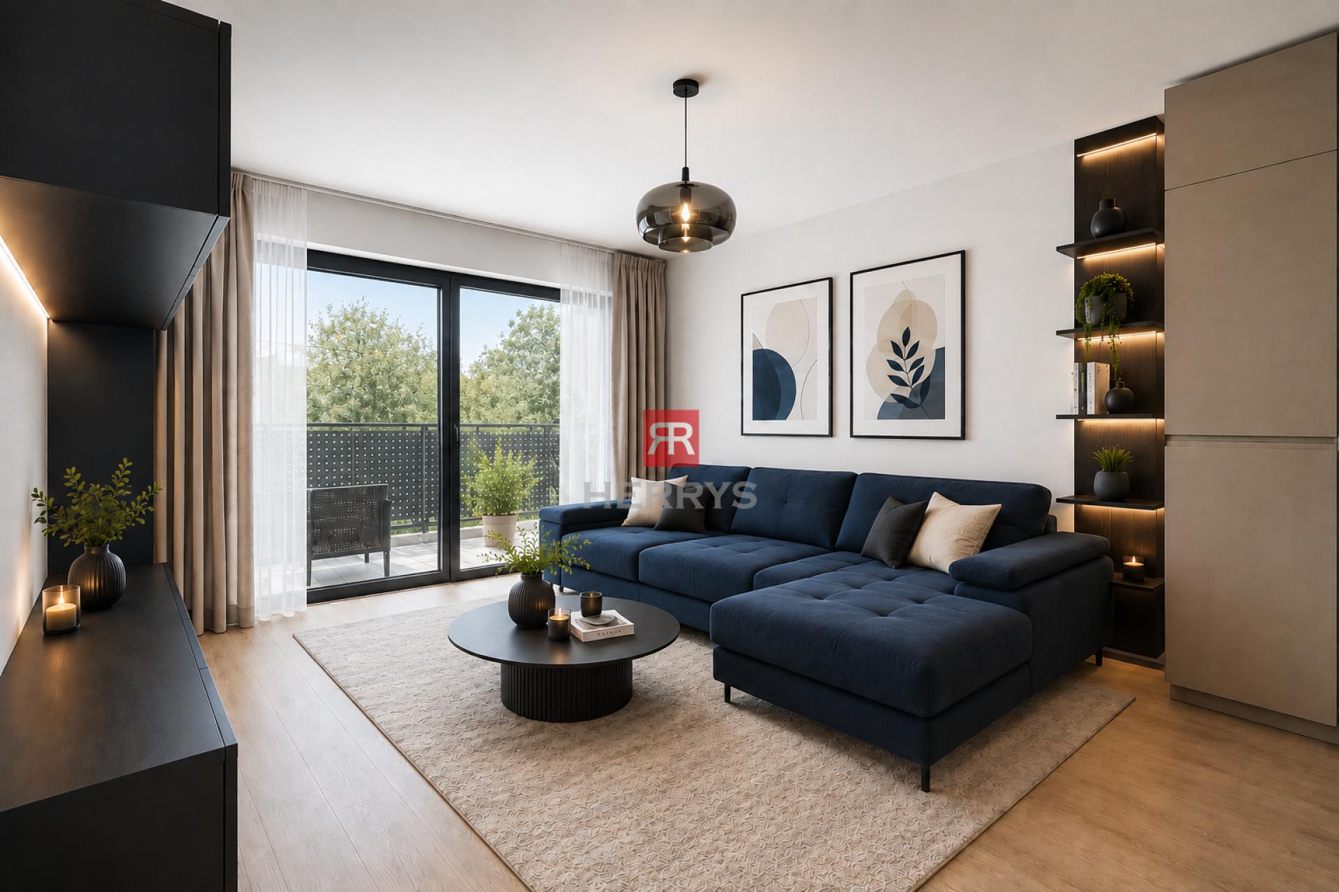 HERRYS - Spacious, air-conditioned 2-room apartment for sale in the Tehelné Pole project