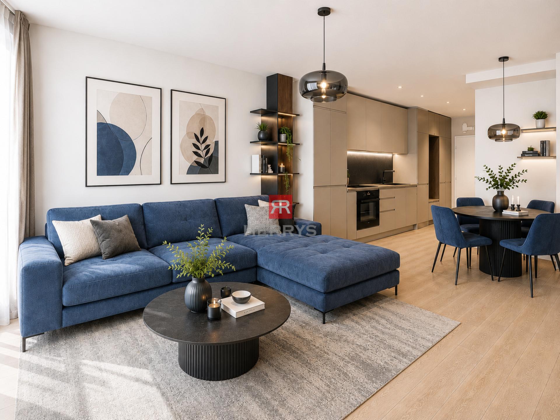 HERRYS - Spacious, air-conditioned 2-room apartment for sale in the Tehelné Pole project