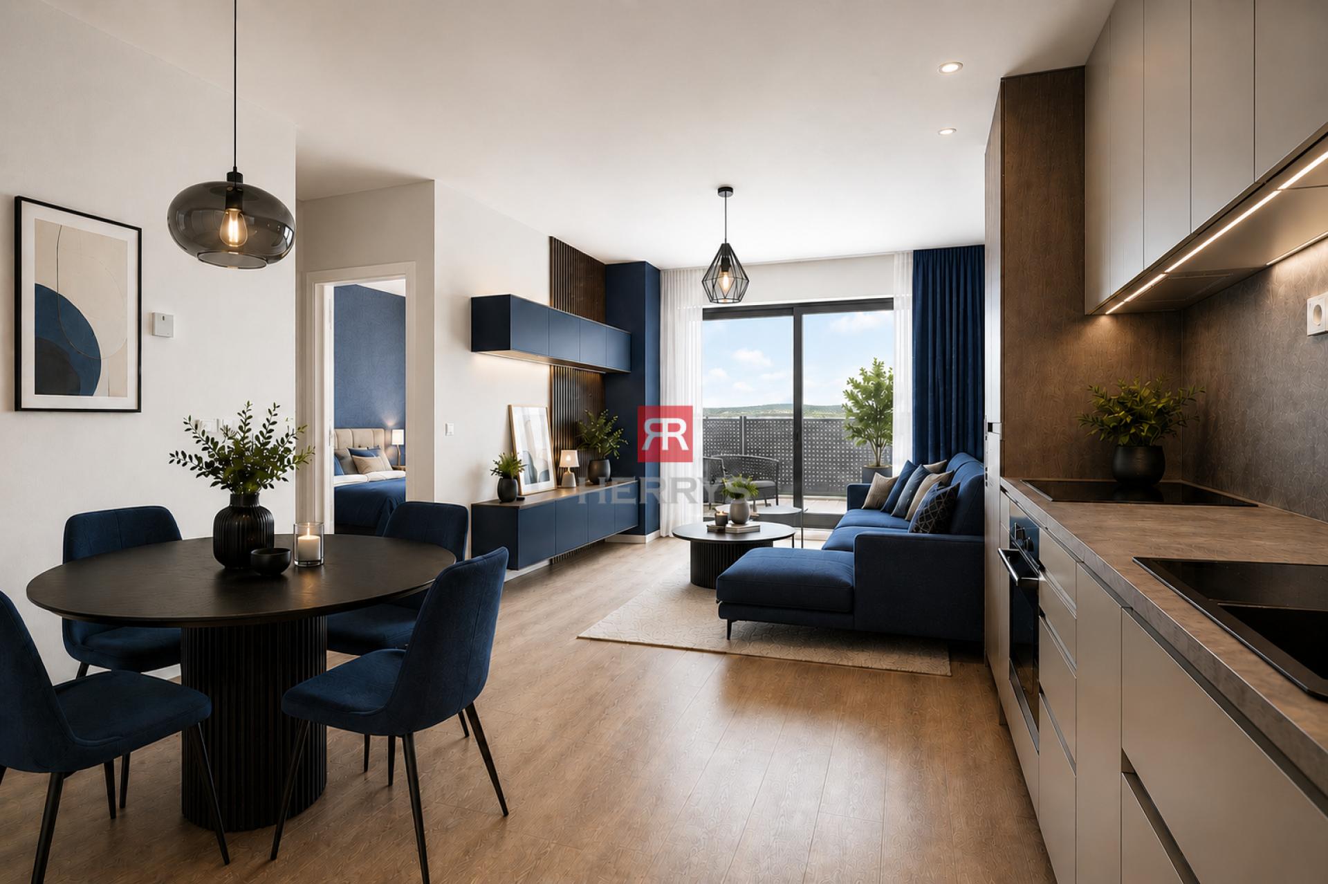 HERRYS - Spacious, air-conditioned 2-room apartment for sale in the Tehelné Pole project