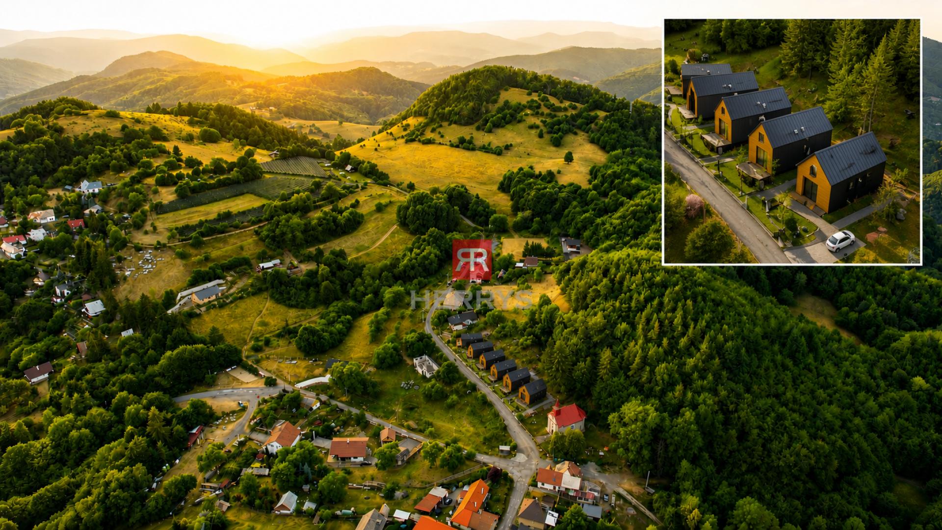 HERRYS - Na predaj moderná chata pri tajchu | Hodruša-Hámre | Súkromný areál, sauna v srdci Štiavnických vrchov