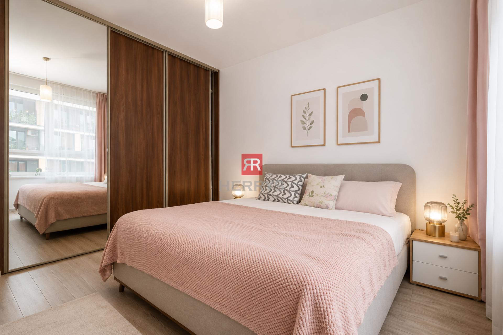HERRYS - Na predaj svetlý 3 izbový byt s balkónom a parkovacím státím v novostavbe BORY
