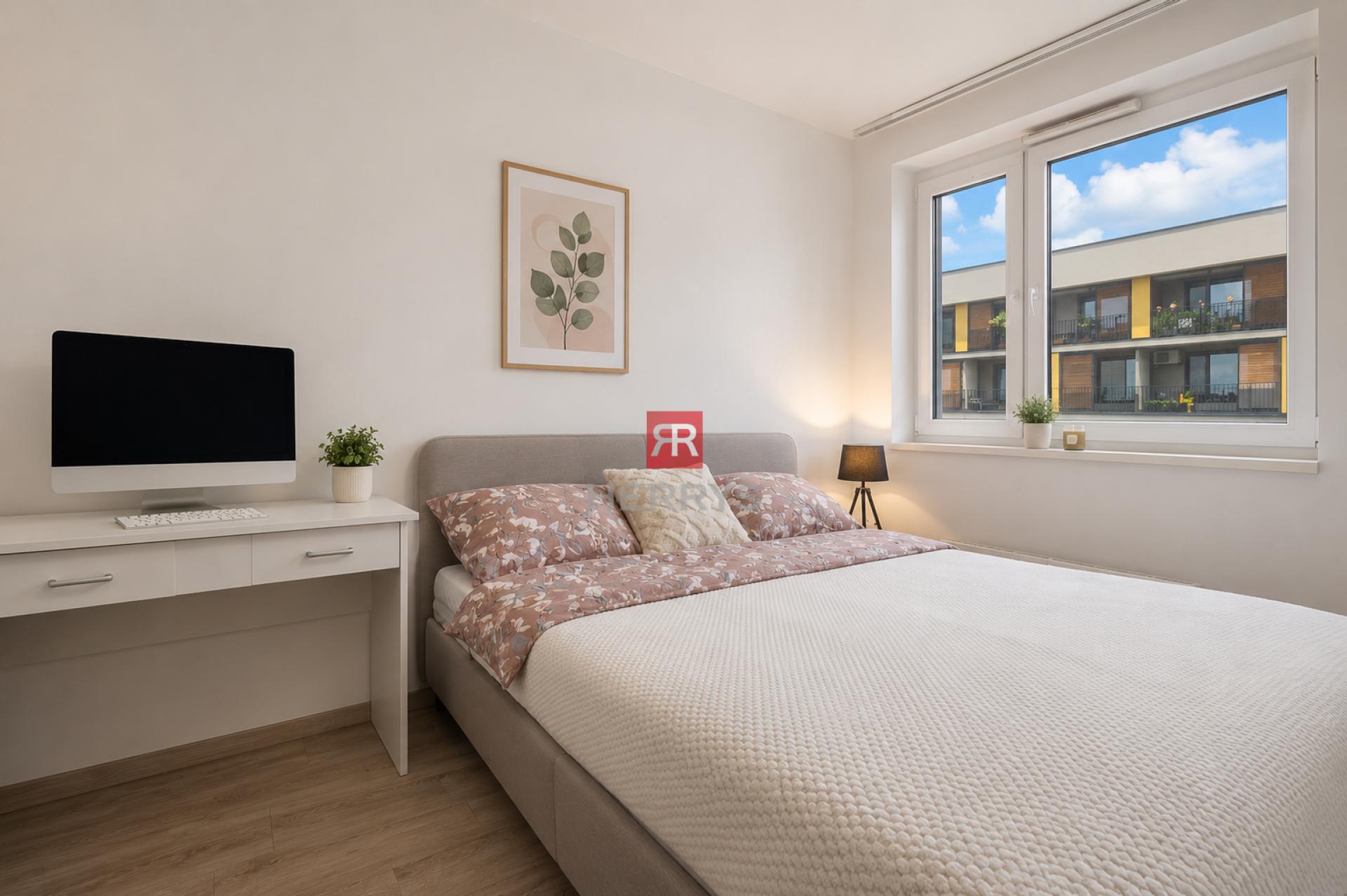 HERRYS - Na predaj svetlý 3 izbový byt s balkónom a parkovacím státím v novostavbe BORY