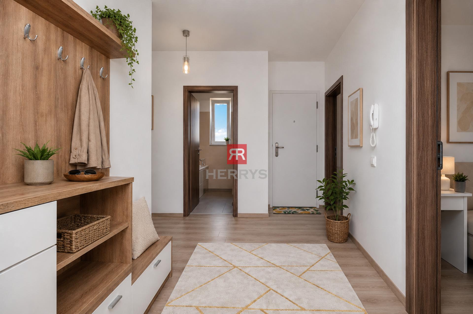 HERRYS - Na predaj svetlý 3 izbový byt s balkónom a parkovacím státím v novostavbe BORY