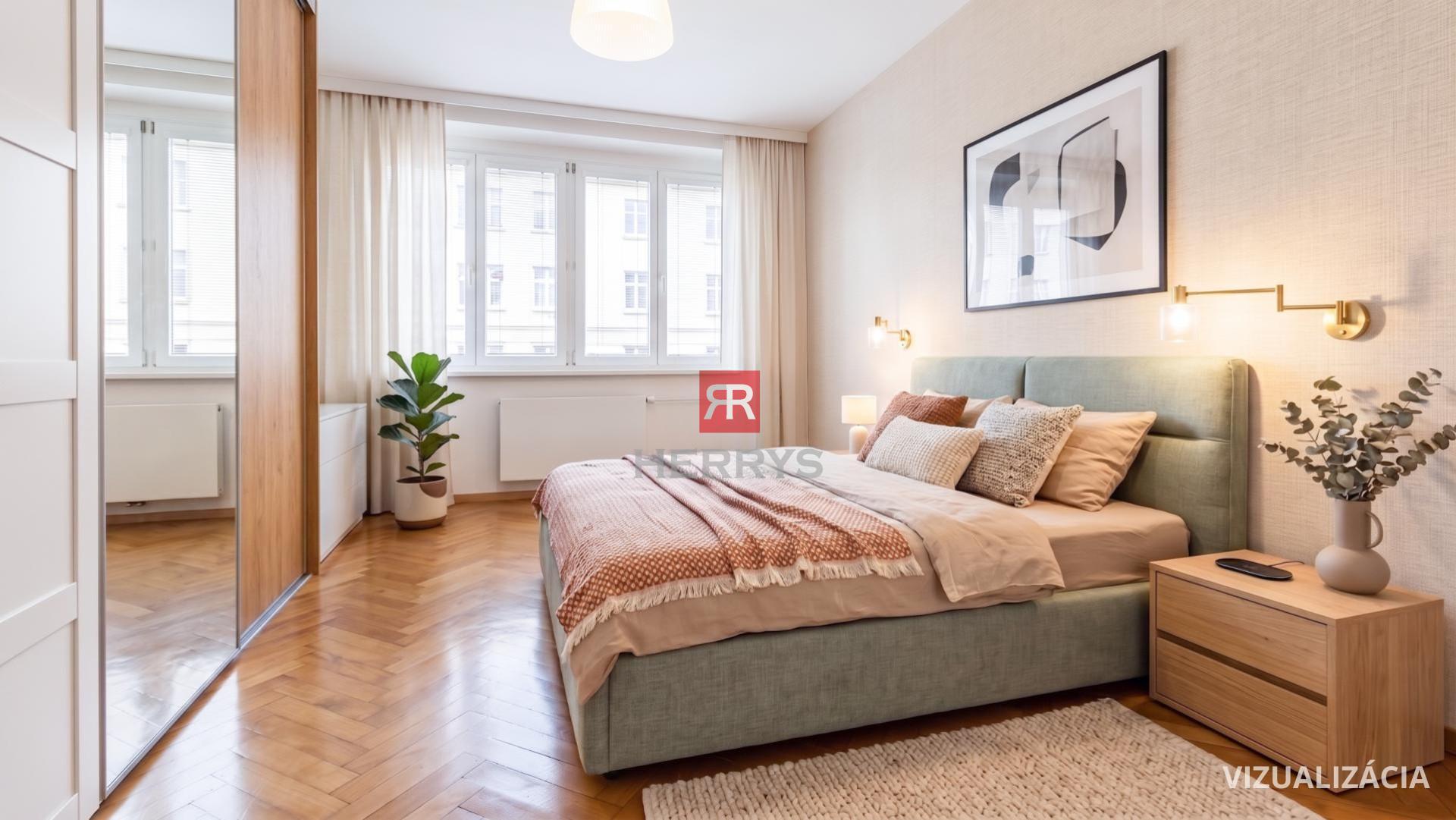 HERRYS - Na predaj priestranný 3 izbový byt s balkónom, pivnicou a dobrými možnosťami parkovania