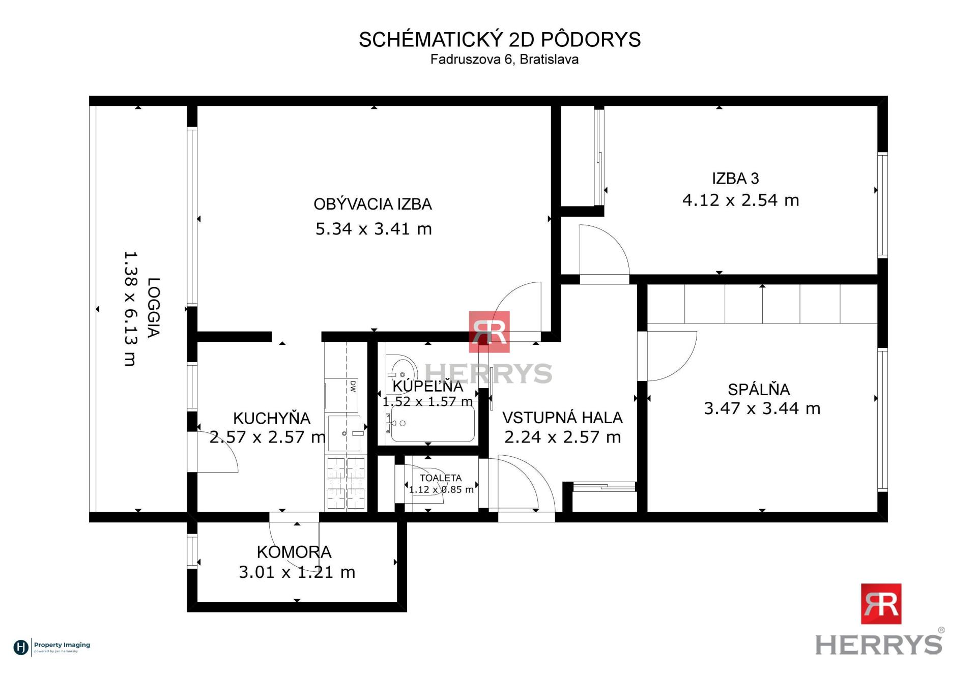 HERRYS - Na predaj veľmi praktický 3-izbový byt s loggiou v príjemnej časti Karlovej Vsi.