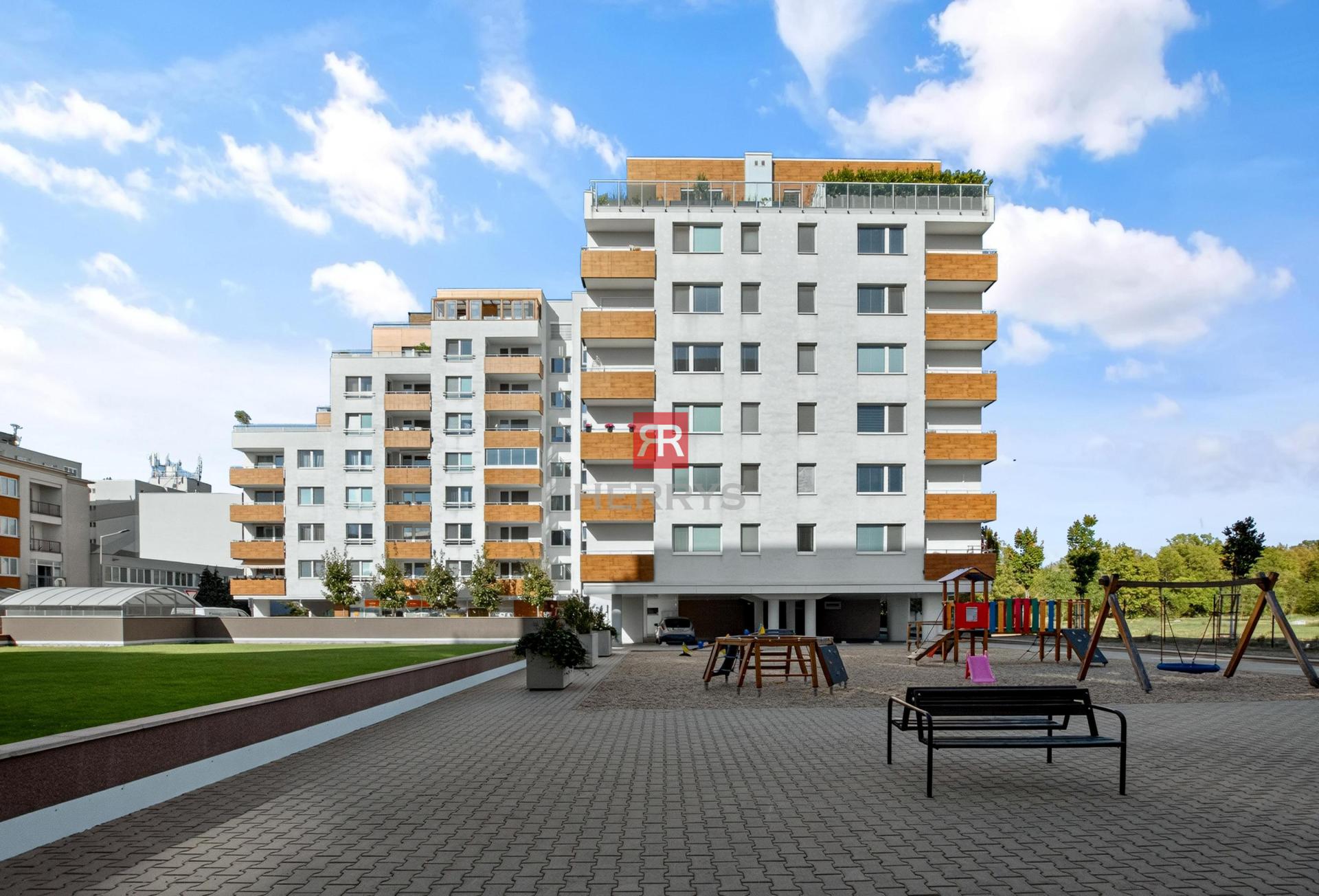 HERRYS - Na predaj priestranný a výborne dispozične riešený 1- izbový byt v zabývanej novostavbe &nbsp;| S parkovaním | Nobelova ulica, Bratislava III