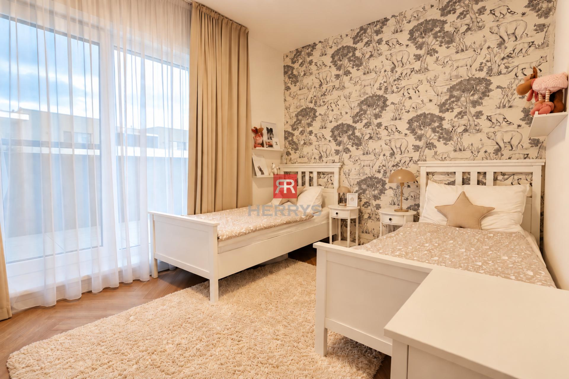For rent: Elegant, family-friendly 3-bedroom apartment with a large terrace and parking in Stupava