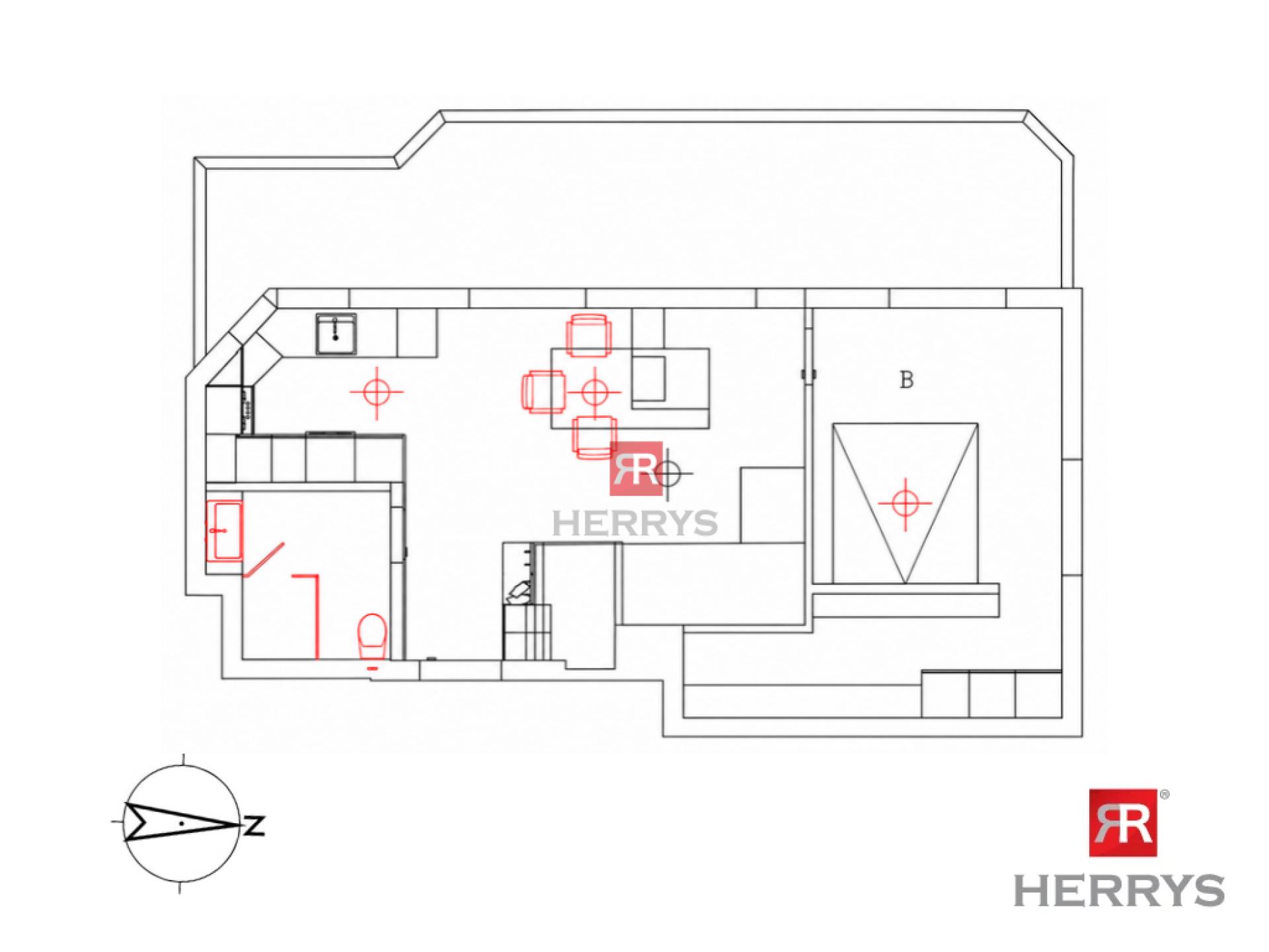 HERRYS - na prenájom 2-izbový byt, kompletná rekonštrukcia s terasou a parkingom, Žilinská ulica