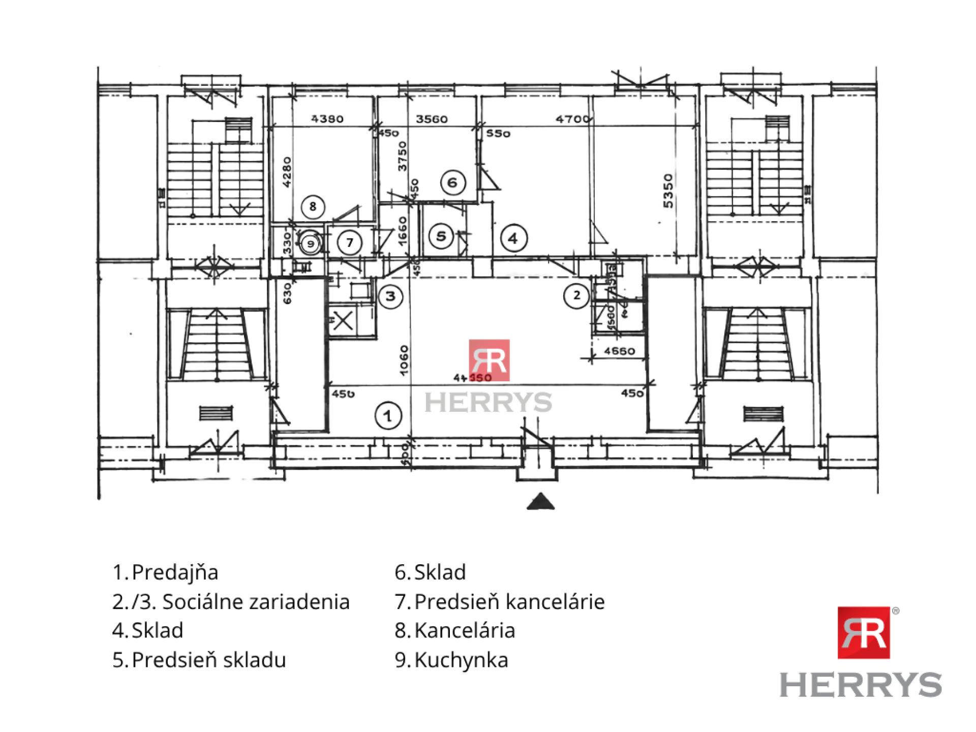 HERRYS - Reprezentatívne obchodné a kancelárske priestory na Košickej ulici