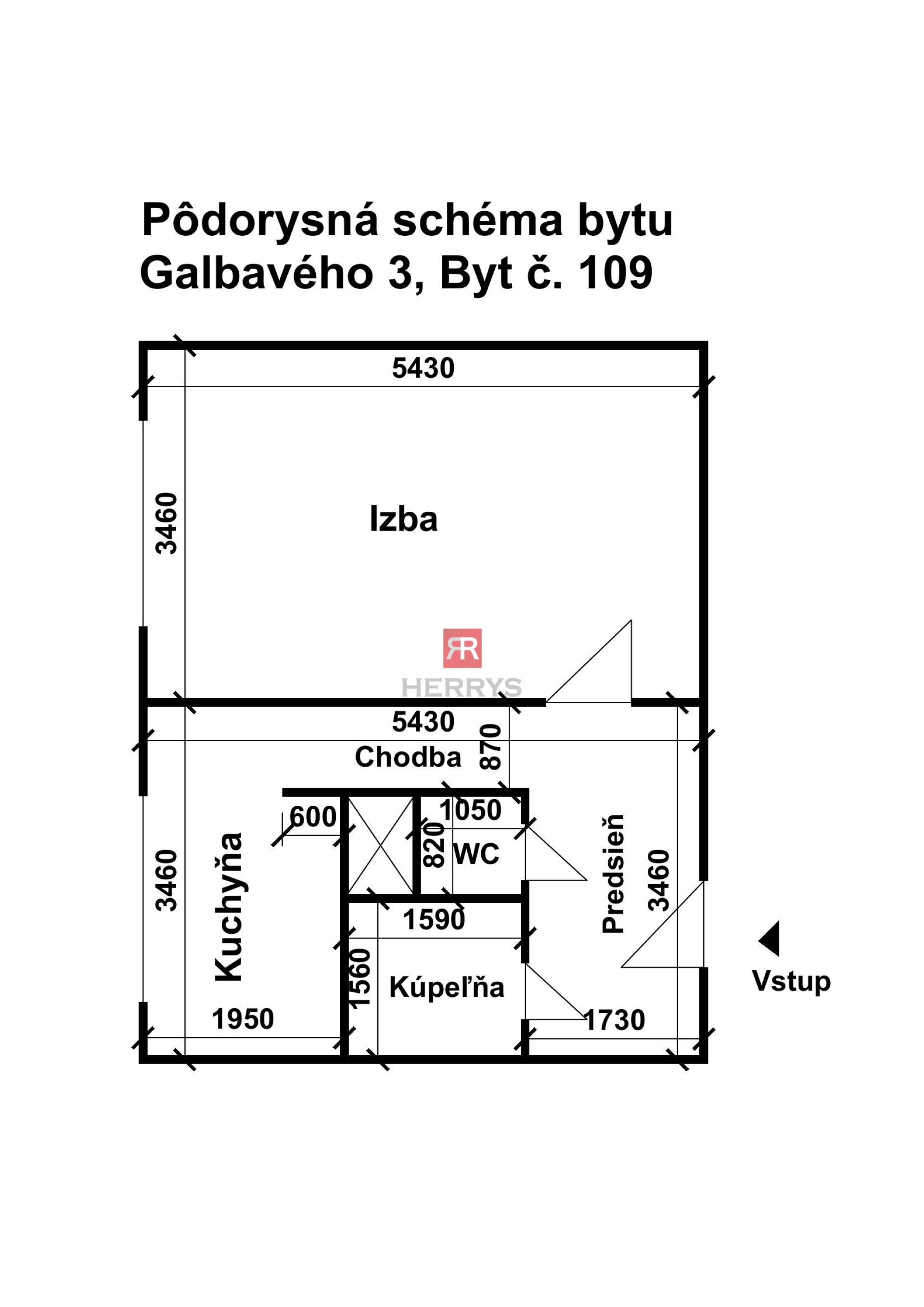 HERRYS – For Sale Investment 1-Bedroom Apartment in Dúbravka on Galbavého Street