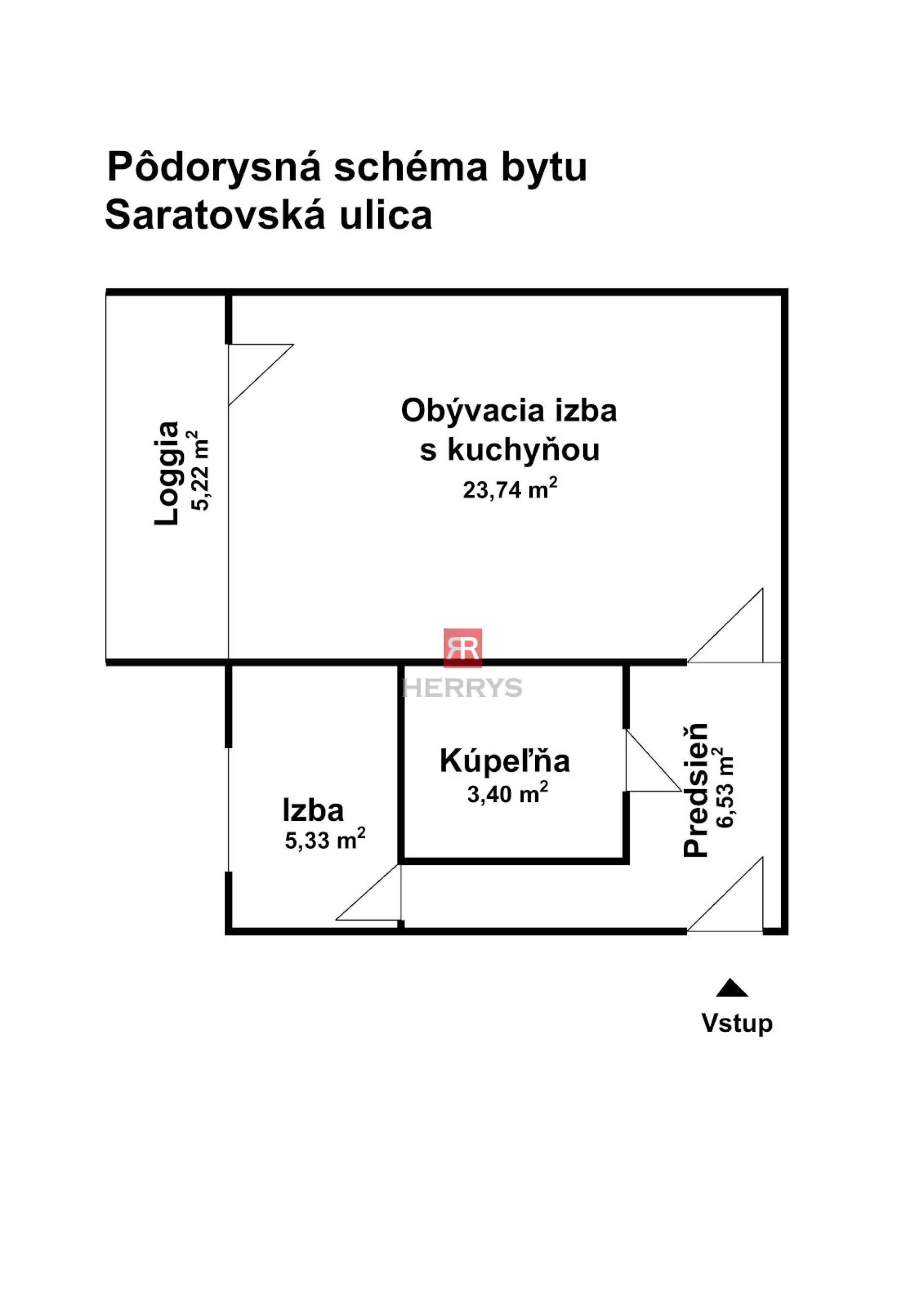 HERRYS - Na predaj investičný 1,5-izbový byt v Dúbravke na Saratovskej ulici