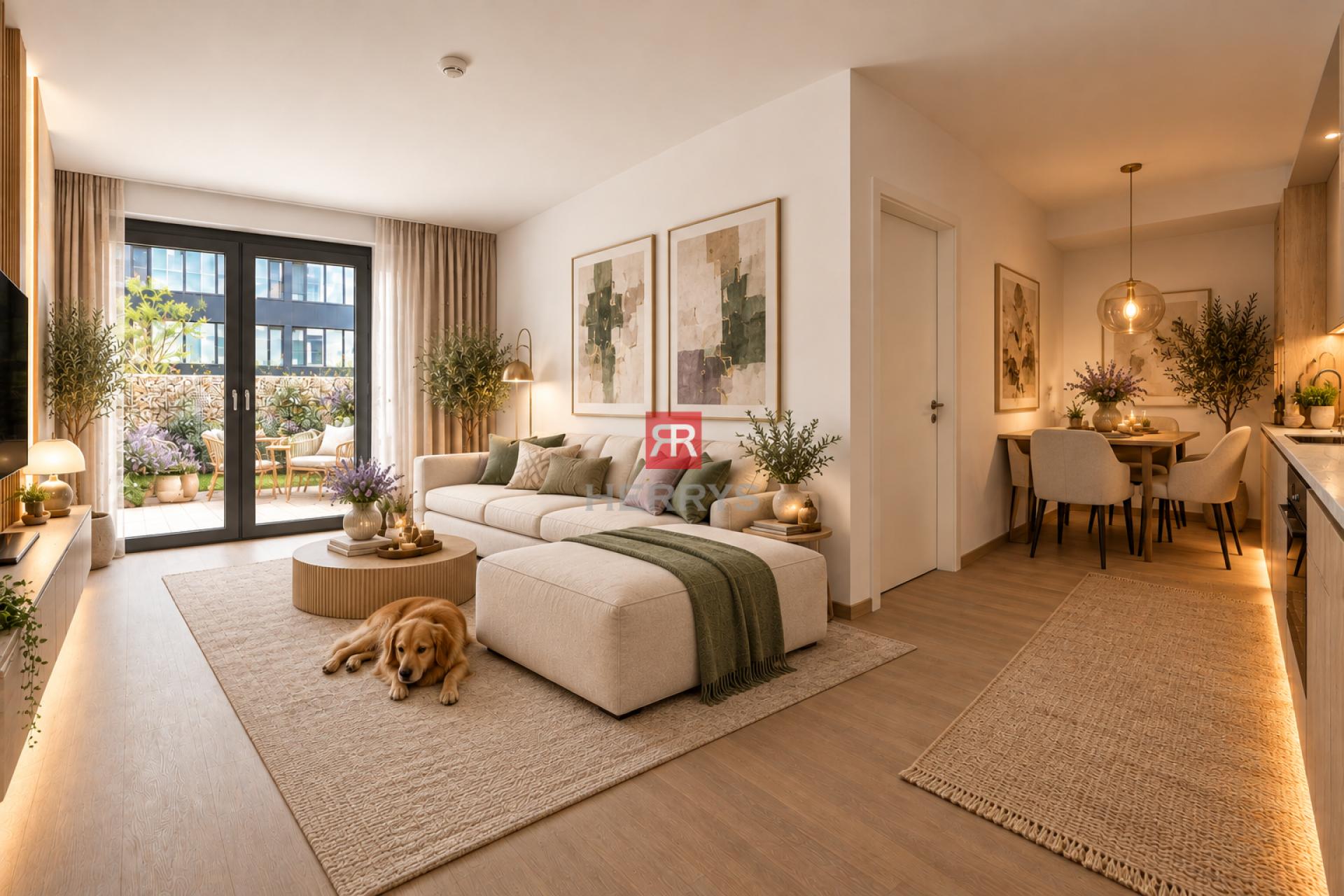 HERRYS – Na predaj jedinečný 2-izbový apartmán s predzáhradkou v prémiovom projekte Metropolis