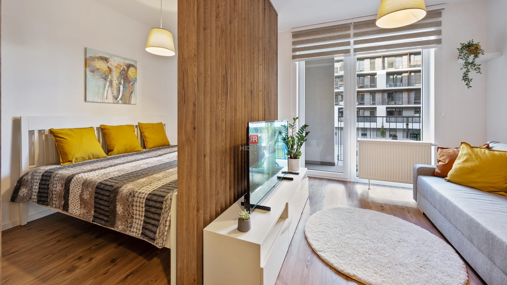 HERRYS - Na prenájom zariadený 1,5-izbový byt s parkovacím miestom v Slnečniciach - zóne Mesto