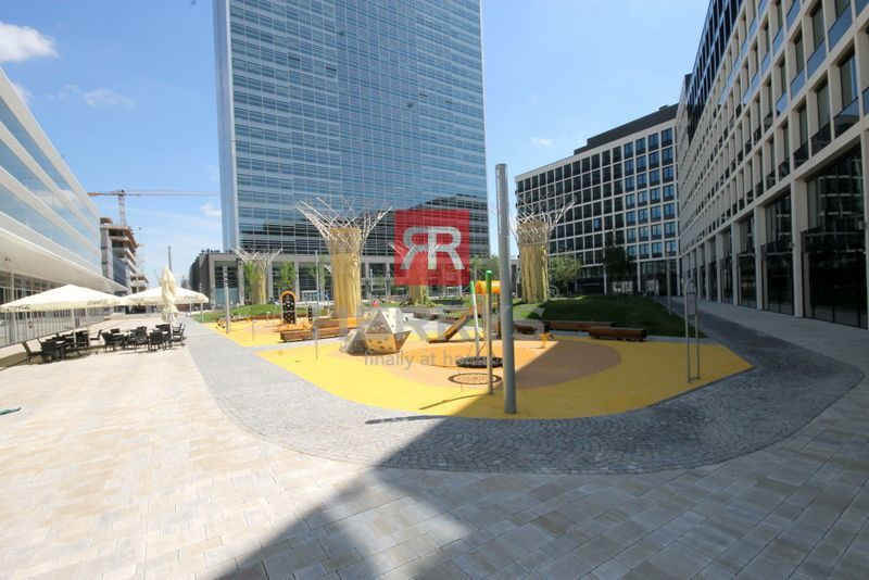 HERRYS - For rent 3-room furnished apartment with a balcony in Panorama City with a view of the Danube