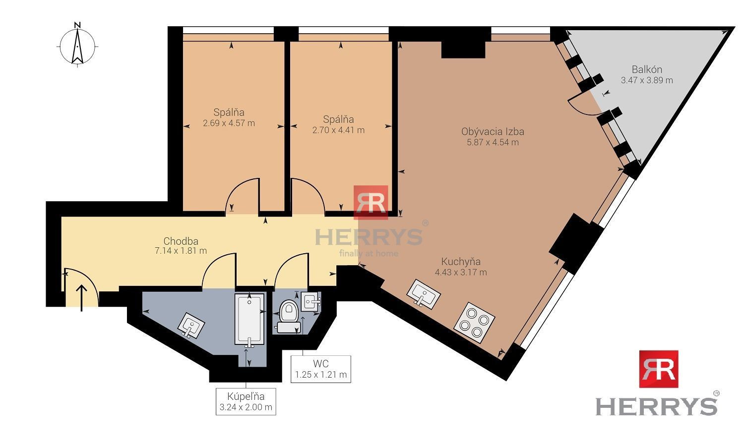 HERRYS - For rent a spacious 3 bedroom apartment with an exceptional view in PANORAMA CITY